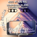 Miniatyrbillede 5 af 5: 2-Pack SAMSUNG S23 PLUS Skærmbeskyttelse & 2-Pack linsebeskyttelse - Hærdet Glas 9H - Super kvalitet 3D