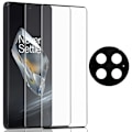 Miniatyrbillede 1 af 7: 2-Pack ONEPLUS 13 Skærmbeskyttelse & 1-Pack linsebeskyttelse - Hærdet Glas 9H - Super kvalitet 3D