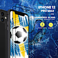 Miniatyrbillede 3 af 4: 2-Pack IPHONE 12 PRO MAX Skærmbeskyttelse - Hærdet Glas 9H - Super kvalitet 3D