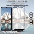 Miniatyrbild 2 av 5: 2-Pack XIAOMI REDMI 13C 4G Skärmskydd & 2-Pack linsskydd - Härdat Glas 9H - Super kvalitet 3D