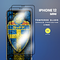 Miniatyrbillede 3 af 4: 2-Pack IPHONE 12 MINI Skærmbeskyttelse - Hærdet Glas 9H - Super kvalitet 3D