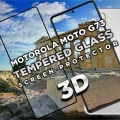 Miniatyrbild 4 av 5: Motorola Moto G73 - Härdat Glas 9H -Super kvalitet 3D Skärmskydd