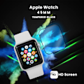 Miniatyrbillede 2 af 5: 1-Pack APPLE WATCH 45MM Skærmbeskyttelse - Hærdet Glas 9H - Super kvalitet 3D