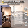 Miniatyrbillede 1 af 5: 2-Pack SAMSUNG S24 PLUS Skærmbeskyttelse - Hærdet Glas 9H - Super kvalitet 3D