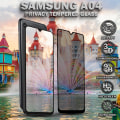 Miniatyrbild 1 av 6: 1-Pack Privacy Skärmskydd For Samsung A04 - Härdat Glas 9H - Super Kvalitet 3D