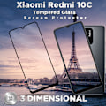 Pikkukuva 4 / 5: 1-Pack XIAOMI REDMI 10C Näytönsuoja - Karkaistu Lasi 9H - Super laatu 3D