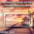 Pikkukuva 5 / 5: 2-Pack MOTOROLA EDGE 40 PRO Näytönsuoja - Karkaistu Lasi 9H - Super laatu 3D