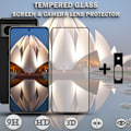 Miniatyrbild 1 av 5: 1-Pack GOOGLE PIXEL 8A Skärmskydd & 1-Pack linsskydd - Härdat Glas 9H - Super kvalitet 3D