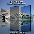 Miniatyrbild 6 av 6: 1-Pack Privacy SAMSUNG S20 FE 5G Skärmskydd & 1-Pack linsskydd - Härdat Glas 9H - Super kvalitet 3D
