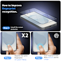 Miniatyrbild 3 av 7: 1-Pack Samsung S25 Plus Skärmskydd & 1-Pack linsskydd - Härdat Glas 9H - Super kvalitet 3D
