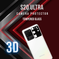 Miniatyrbild 2 av 5: Linsskydd S20 Ultra Kamera - Härdat Glas 9H-Super Kvalitativt 3D