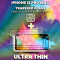 Miniatyrbillede 5 af 5: 2-Pack IPHONE 12 PRO MAX Skærmbeskyttelse & 1-Pack linsebeskyttelse - Hærdet Glas 9H - Super kvalitet 3D