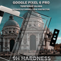 Miniatyrbillede 2 af 5: 2-Pack GOOGLE PIXEL 6 PRO Skærmbeskyttelse & 1-Pack linsebeskyttelse - Hærdet Glas 9H - Super kvalitet 3D