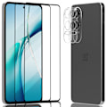 Miniatyrbillede 1 af 7: 2-Pack OnePlus Nord CE4 Lite Skærmbeskyttelse & 2-Pack linsebeskyttelse - Hærdet Glas 9H - Super kvalitet 3D