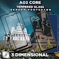 Miniatyrbillede 4 af 5: 2-Pack SAMSUNG GALAXY A03 CORE Skærmbeskyttelse - Hærdet Glas 9H - Super kvalitet 3D