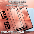 Miniatyrbillede 4 af 5: 2-Pack SAMSUNG A32 Skærmbeskyttelse & 2-Pack linsebeskyttelse - Hærdet Glas 9H - Super kvalitet 3D