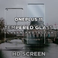 Miniatyrbild 2 av 5: OnePlus 11 - Härdat glas 9H - Super kvalitet 3D Skärmskydd