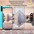 Miniatyrbild 1 av 5: 2-Pack ONEPLUS NORD Skärmskydd & 1-Pack linsskydd - Härdat Glas 9H - Super kvalitet 3D