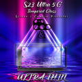 Miniatyrbild 5 av 5: 1-Pack Samsung S23 Ultra (5G) Skärmskydd & 1-Pack linsskydd - Härdat Glas 9H - Super kvalitet 3D