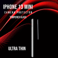 Miniatyrbild 4 av 5: Linsskydd iPhone 13 Mini Kamera - Härdat Glas 9H - Super 3D