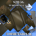Pikkukuva 4 / 5: 1-Pack SAMSUNG S20 Näytönsuoja & 1-Pack linssinsuoja - Karkaistu Lasi 9H - Super laatu 3D