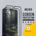 Pikkukuva 2 / 5: 2-Pack SAMSUNG M30S Näytönsuoja - Karkaistu Lasi 9H - Super laatu 3D