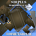 Miniatyrbillede 4 af 5: 2-Pack SAMSUNG S20 PLUS Skærmbeskyttelse & 1-Pack linsebeskyttelse - Hærdet Glas 9H - Super kvalitet 3D