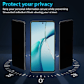 Miniatyrbild 2 av 7: 1-Pack OnePlus Nord CE4 Lite Privacy Skärmskydd & 1-Pack linsskydd - Härdat Glas 9H - Super kvalitet 3D