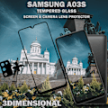Miniatyrbillede 2 af 5: 1-Pack SAMSUNG A03S Skærmbeskyttelse & 1-Pack linsebeskyttelse - Hærdet Glas 9H - Super kvalitet 3D