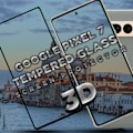 Miniatyrbild 4 av 5: Google Pixel 7 - Härdat Glas 9H - Super kvalitet 3D Skärmskydd