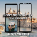 Miniatyrbild 3 av 5: Sony Xperia 10 V - Härdat Glas 9H - Super Kvalitet 3D Skärmskydd