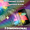 Pikkukuva 4 / 5: 2-Pack IPHONE 13 PRO Näytönsuoja & 1-Pack linssinsuoja - Karkaistu Lasi 9H - Super laatu 3D