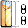 Miniatyrbild 1 av 7: 2-Pack Xiaomi Redmi 13C 5G Skärmskydd & 2-Pack linsskydd - Härdat Glas 9H - Super kvalitet 3D