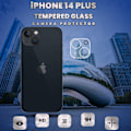 Miniatyrbild 1 av 5: iPhone 14 Plus Linsskydd - 9H Härdat Glas- Super 3D Linsskydd