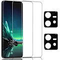 Miniatyrbillede 1 af 7: 2-Pack Motorola Edge 40 Neo Skærmbeskyttelse & 2-Pack linsebeskyttelse - Hærdet Glas 9H - Super kvalitet 3D