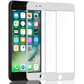 Pikkukuva 1 / 6: 2-Pack Iphone 7 Plus White Näytönsuoja - Karkaistu Lasi 9H - Super laatu 3D