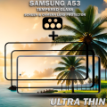 Pikkukuva 5 / 5: 2-Pack SAMSUNG A53 Näytönsuoja & 1-Pack linssinsuoja - Karkaistu Lasi 9H - Super laatu 3D