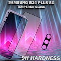 Miniatyrbillede 3 af 5: 1-Pack SAMSUNG S24 PLUS Skærmbeskyttelse & 1-Pack linsebeskyttelse - Hærdet Glas 9H - Super kvalitet 3D