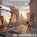 Miniatyrbild 3 av 5: 2-Pack Samsung A14 4G Skärmskydd & 2-Pack linsskydd - Härdat Glas 9H - Super kvalitet 3D
