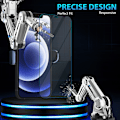 Miniatyrbillede 6 af 7: 2-Pack ‏‏Iphone 12 Mini Skærmbeskyttelse & 2-Pack linsebeskyttelse - Hærdet Glas 9H - Super kvalitet 3D