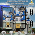 Miniatyrbild 1 av 5: 2-Pack Motorola Moto G51 Skärmskydd & 2-Pack linsskydd - Härdat Glas 9H - Super kvalitet 3D