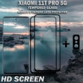 Miniatyrbild 3 av 5: 2-Pack Xiaomi 11T Pro (5G) Skärmskydd & 1-Pack linsskydd - Härdat Glas 9H - Super kvalitet 3D