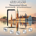 Pikkukuva 1 / 5: 1-Pack SAMSUNG S22 PLUS Näytönsuoja - Karkaistu Lasi 9H - Super laatu 3D