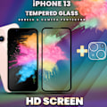 Miniatyrbillede 2 af 4: 1-Pack IPHONE 13 Skærmbeskyttelse & 1-Pack linsebeskyttelse - Hærdet Glas 9H - Super kvalitet 3D
