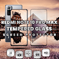 Miniatyrbild 1 av 5: Xiaomi Redmi Note 10 Pro Max - Härdat Glas 9H - Super kvalitet 3D