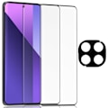 Miniatyrbillede 1 af 7: 2-Pack XIAOMI REDMI NOTE 14 PRO PLUS Skærmbeskyttelse & 1-Pack linsebeskyttelse - Hærdet Glas 9H - Super kvalitet 3D