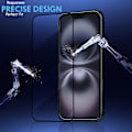 Pikkukuva 6 / 7: 2-Pack IPHONE 16 Näytönsuoja & 1-Pack linssinsuoja - Karkaistu Lasi 9H - Super laatu 3D