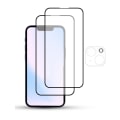 Miniatyrbillede 2 af 3: 2-Pack IPHONE 15 PLUS Skærmbeskyttelse - Hærdet Glas 9H - Super kvalitet 3D