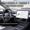 Miniatyrbillede 2 af 6: 1-Pack TESLA MODEL Y Skærmbeskyttelse - Hærdet Glas 9H - Super kvalitet 3D