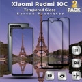 Miniatyrbild 1 av 5: 2-Pack Xiaomi Redmi 10C - Härdat Glas 9H - Super kvalitet 3D Skärmskydd